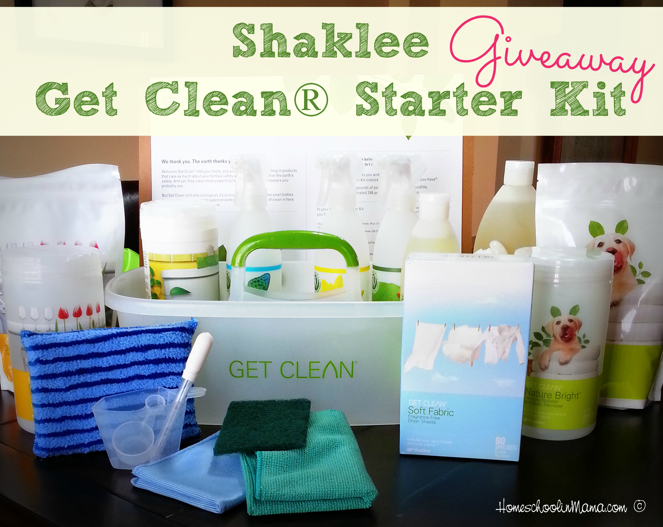 Shaklee Get Clean Starter Kit {Giveaway}