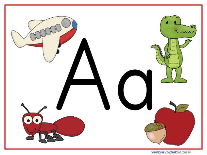 Tater Tot Letter Aa Learning Pack from www.HomeschoolinMama.com by Meg Hykes