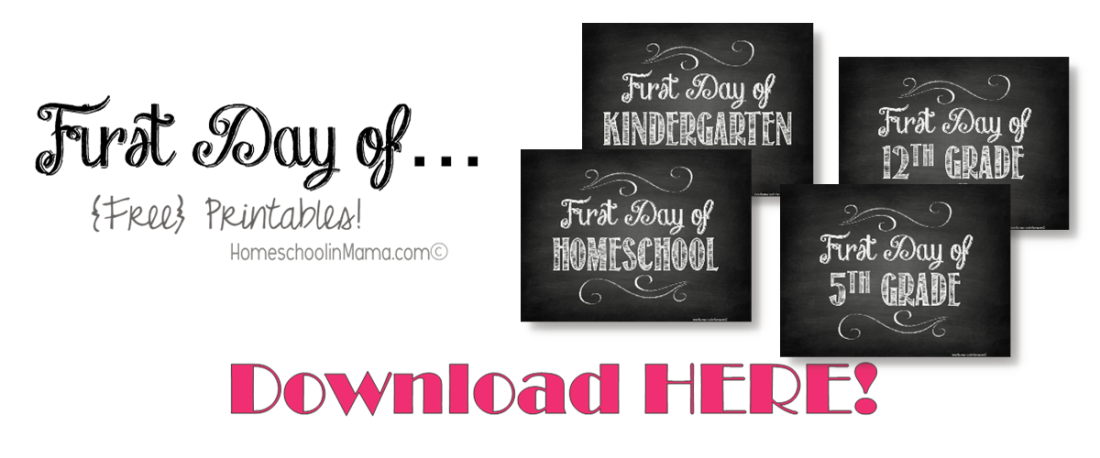 Back At It Again - with {free} download for your "First Day of School" Photos