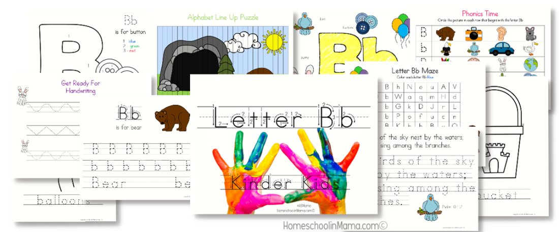 Kinder Kids - Letter Bb Bundle