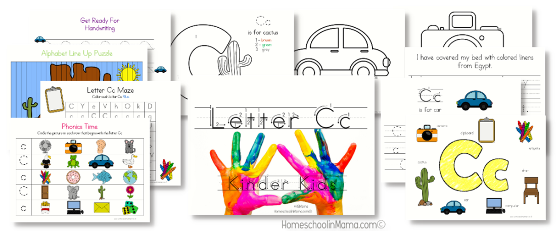 Kinder Kids - Letter Cc Bundle