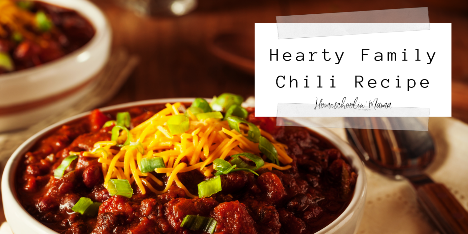Hearty Family Chili Recipe